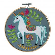 Kit de broderie sur tambour - Rikrack  - Licorne