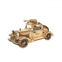 Puzzle 3D Bois - ROKR - Voiture vintage