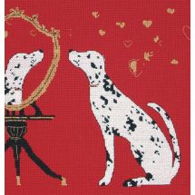 Kit broderie point de croix - Maia - Dalmatien