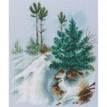 Kit broderie point de croix - RTO - Rêve d'hiver