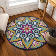 Kit de tapis point noué - Smyrnalaine - Mandala