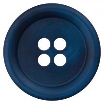 Boutons 4 trous - Union Knopf by Prym - Bouton polyester - 28 mm bleu marine