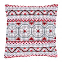 Kit de coussin gros trous - Vervaco - Motif norvégien