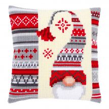 Kit de coussin gros trous - Vervaco - Lutin de Noël