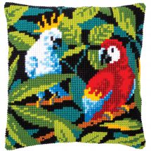 Kit de coussin gros trous - Vervaco - Oiseaux tropicaux