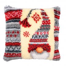 Kit de coussin point noué - Vervaco - Lutin de Noël