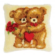 Kit de coussin point noué - Vervaco - Love bears