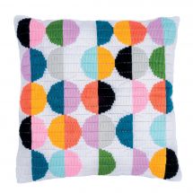 Kit de coussin point lancé - Vervaco - Cercles