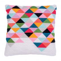 Kit de coussin point lancé - Vervaco - Triangles