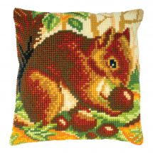 Kit de coussin gros trous - Vervaco - Ecureuil