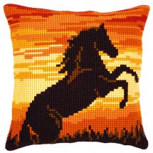 Kit de coussin gros trous - Vervaco - Le bel étalon