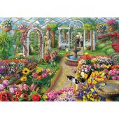 Puzzle  - Art Puzzle - Jardin coloré - 1500 pièces