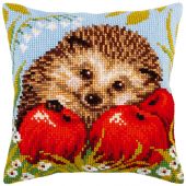 Kit de coussin gros trous - Collection d'Art - Hérisson avec les pommes