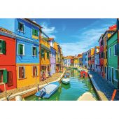 Puzzle  - Castorland - Couleurs de Burano - 1000 pièces