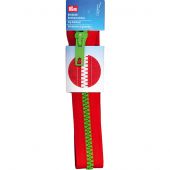 Fermeture séparable - Prym - Fermeture à glissière Bicolore - Rouge/Ver kermit - 40 cm