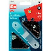 Oeillets et rivets - Prym - 40 oeillets coloris laiton bruni - 5 mm