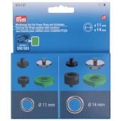 Accessoire couture - Prym - Jeu d'outils pour oeillets - 11 et 14 mm