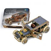 Puzzle 3D Mécanique Bois - Wooden City - Hot Rod