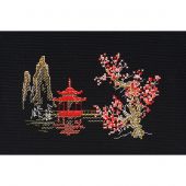 Kit broderie point de croix - Abris Art - Japon 2