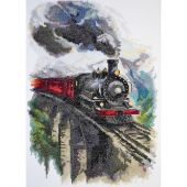 Kit broderie point de croix - Abris Art - Eastern express