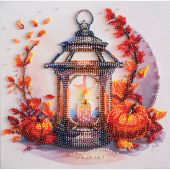 Kit de broderie avec perles - Abris Art - Lumière d'automne