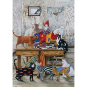 Puzzle  - Art Puzzle - Les chats colorés - 260 pièces