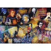 Puzzle  - Art Puzzle - Les grands noms de la Musique - 500 pièces