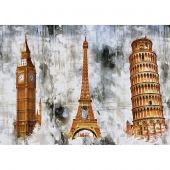 Puzzle  - Art Puzzle - Trois villes, trois tours - 1000 pièces