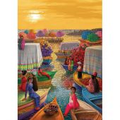 Puzzle  - Art Puzzle - Port des fleurs - 1000 pièces