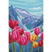 Kit de broderie Diamant - Collection d'Art - Tulipes