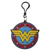 Porte-clés Broderie Diamant - Crystal Art D.I.Y - Wonder Woman