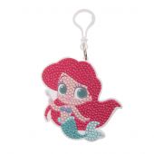 Porte-clés Broderie Diamant - Crystal Art D.I.Y - La petite sirène