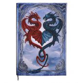 Carnet broderie Diamant - Crystal Art D.I.Y - Agenda Dragons