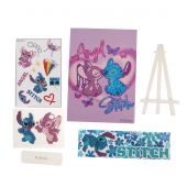 Kit de broderie Diamant enfant - Crystal Art D.I.Y - Coffret multi-activités Stitch