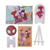 Kit de broderie Diamant enfant - Crystal Art D.I.Y - Coffret multi-activités Spiderman