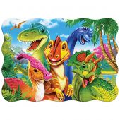 Puzzle enfant - Castorland - Selfie de dinos - 30 pièces