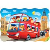 Puzzle enfant - Castorland - Bus de Londres - 20 pièces