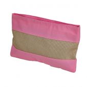 Support à broder - LMC - Trousse beige rose