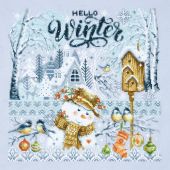 Kit broderie point de croix - Magic Needle - Bonjour hiver !