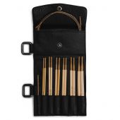 Rangement cuir tricot - Muud - Etui aig. circulaires Carita D - Noir