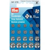 Boutons pression - Prym - Boutons pression à coudre - 6 à 11 mm