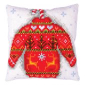 Kit de coussin gros trous - Vervaco - Pull de Noël