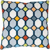 Kit de coussin point lancé - Vervaco - Carreaux 2