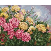 Kit de peinture par numéro - Wizardi - Roses