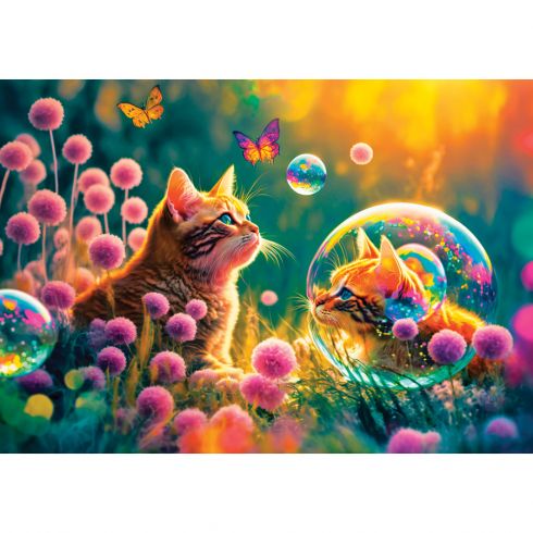 Puzzle - Chaton roux - 500 pièces - Castorland