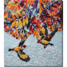 Kit de broderie avec perles - Abris Art - L'envol des oiseaux