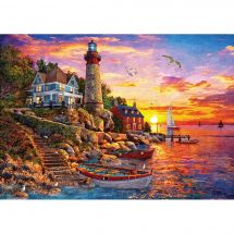 Puzzle  - Art Puzzle - Merveilleux coucher de soleil - 2000 pièces