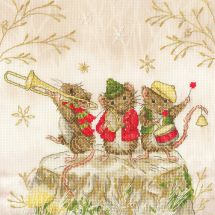 Kit broderie point de croix - Bothy Threads - Les joyeux musiciens