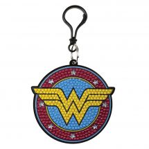 Porte-clés Broderie Diamant - Crystal Art D.I.Y - Wonder Woman