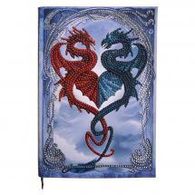 Carnet broderie Diamant - Crystal Art D.I.Y - Agenda Dragons